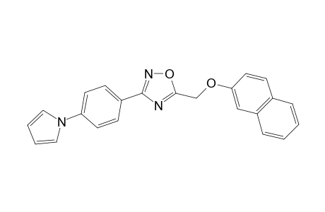 1,2,4-Oxadiazole, 5-[(2-naphthalenyloxy)methyl]-3-[4-(1H-pyrrol-1-yl)phenyl]-