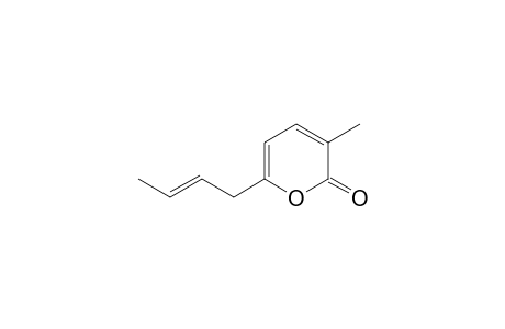 6-[(E)-2-Butenyl]-3-methyl-2(2H)-pyranone