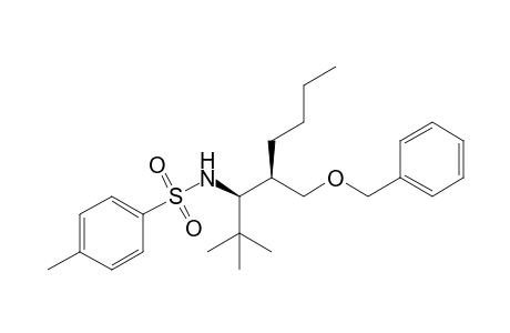 N-[(1S,2R)-2-(benzoxymethyl)-1-tert-butyl-hexyl]-4-methyl-benzenesulfonamide