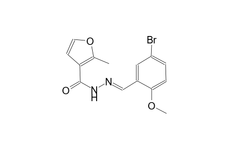 N'-[(E)-(5-bromo-2-methoxyphenyl)methylidene]-2-methyl-3-furohydrazide