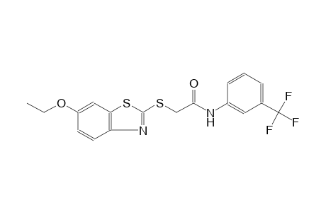 acetamide, 2-[(6-ethoxy-2-benzothiazolyl)thio]-N-[3-(trifluoromethyl)phenyl]-