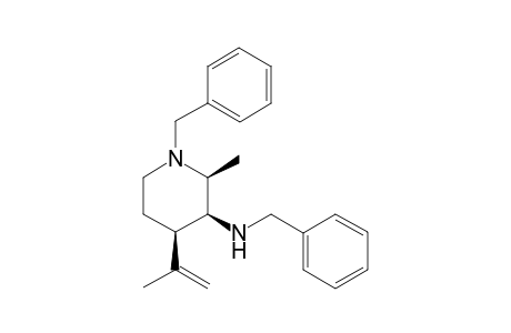 (2S,3S,4R)-N-(Benzyl-3-(N-benzylamino)-4-isopropenyl-2-methylpiperidine