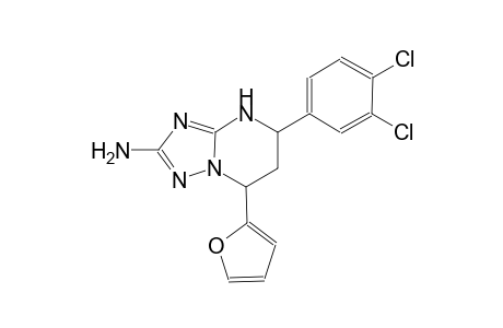 5-(3,4-dichlorophenyl)-7-(2-furyl)-4,5,6,7-tetrahydro[1,2,4]triazolo[1,5-a]pyrimidin-2-amine