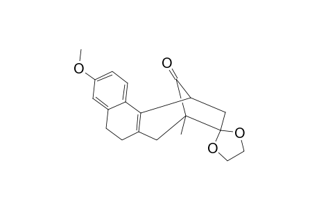 9,9-ethylenedioxy-3-methoxy-8-methyl-5,6,8,9,10,11-hexahydro-8,11-methano-7H-cyclohepta[a]naphthalen-12-one