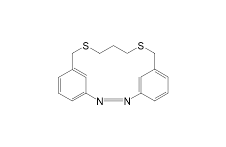 2,6-Dithia-14,15-diaza[7.2]metacyclophan-14-ene