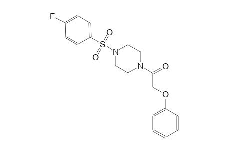 piperazine, 1-[(4-fluorophenyl)sulfonyl]-4-(phenoxyacetyl)-