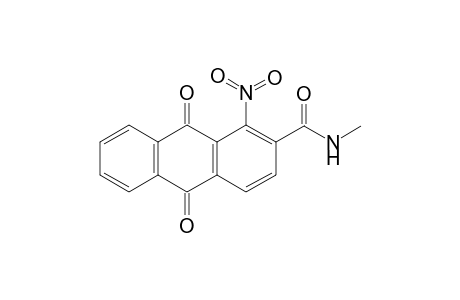 1-Nitro-9,10-dioxo-9,10-dihydro-anthracene-2-carboxylic acid methylamide