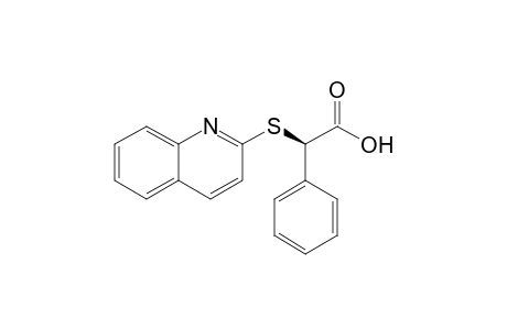 (2R)-2-phenyl-2-(2-quinolinylthio)acetic acid
