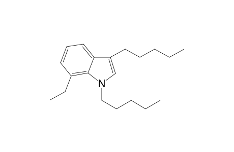 7-Ethyl-1,3-dipentylindole
