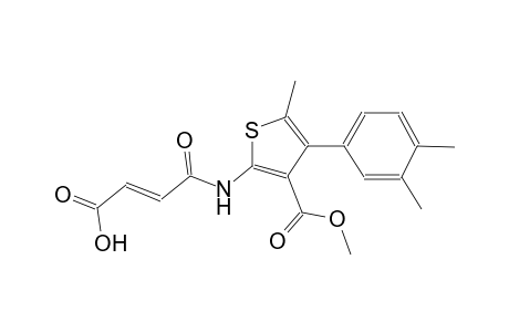 (2E)-4-{[4-(3,4-dimethylphenyl)-3-(methoxycarbonyl)-5-methyl-2-thienyl]amino}-4-oxo-2-butenoic acid