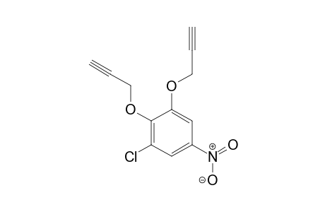 Benzene, 1-chloro-5-nitro-2,3-bis(2-propynyloxy)-