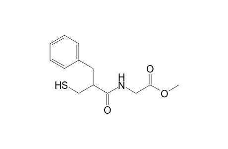 Methyl (2-benzyl-3-mercaptopropanoyl)glycinate