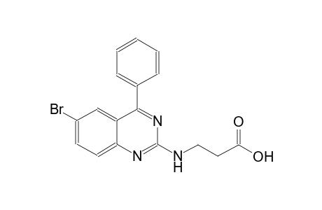 beta-alanine, N-(6-bromo-4-phenyl-2-quinazolinyl)-