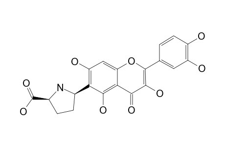 PROLINALIN-B;6-C-[(2S,5R)-PROLIN-5-YL]-QUERCETIN