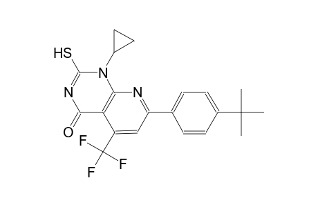 pyrido[2,3-d]pyrimidin-4(1H)-one, 1-cyclopropyl-7-[4-(1,1-dimethylethyl)phenyl]-2-mercapto-5-(trifluoromethyl)-