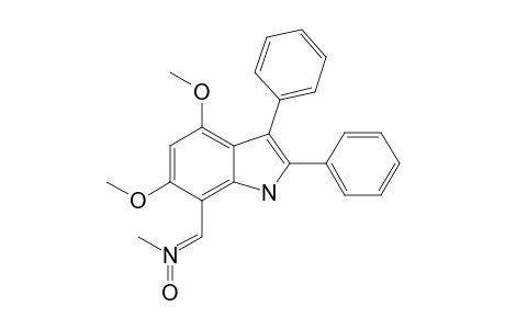N-(4',6'-dimethoxy-2',3'-diphenylindol-7'-ylmethylene)methylamine N-oxide