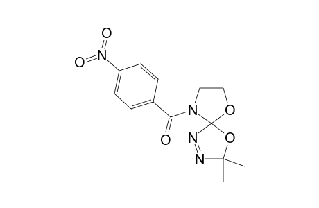 3,4,9-TRIAZA-9-(4-NITROBENZOYL)-2,2-DIMETHYL-1,6-DIOXASPIRO-[4.4]-NON-3-ENE