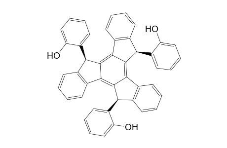 5.alpha.,10.alpha.,15.alpha.-tris(2'-Hydroxyphenyl)-10,15-dihydro-5H-diindeno[1,2-a : 1',2'-c]fluorene