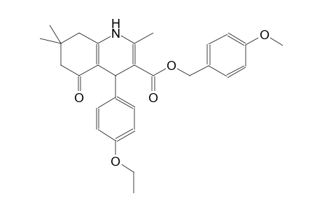 3-quinolinecarboxylic acid, 4-(4-ethoxyphenyl)-1,4,5,6,7,8-hexahydro-2,7,7-trimethyl-5-oxo-, (4-methoxyphenyl)methyl ester