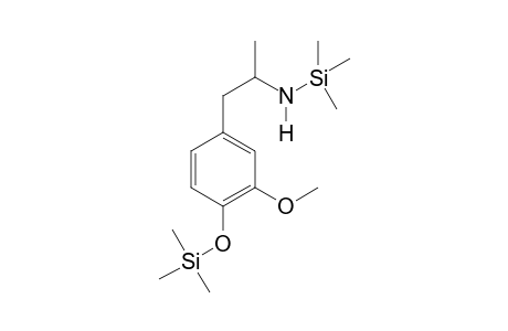 4-Hydroxy-3-methoxyamphetamine 2TMS (N,O)