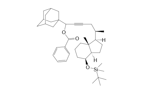 (5R),(1RS)-1-{(Adamantan-1-yl)-5-[(1'R,3a'R,4'S,7a'R)-4'-(tert-butyldimethylsilyl)oxy]-7a'-methyloctahydro-1H-inden-1'-yl}hex-2-yn-1-yl Benzoate