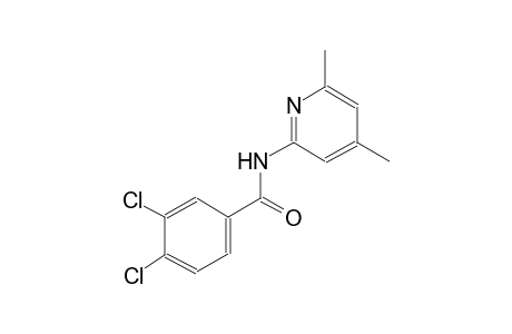 3,4-dichloro-N-(4,6-dimethyl-2-pyridinyl)benzamide