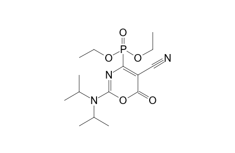 Diethyl (5-Cyano-2-diisopropylamino-6-oxo-6H-1,3-oxazin-4-yl)phosphonate