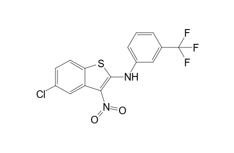 5-Chloro-3-nitro-N-[3-(trifluoromethyl)phenyl]benzo[b]thiophene-2-amine