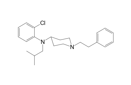 N-(2-Chlorophenyl)-N-(2-methylpropyl)-1-(2-phenylethyl)piperidin-4-amine