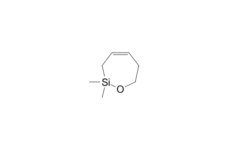 1-Oxa-2-silacyclohept-4-ene, 2,2-dimethyl-
