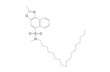 Naphth[1,2-d]oxazole-5-sulfonamide, N,2-dimethyl-N-octadecyl-