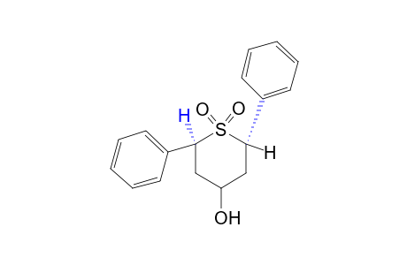 trans-2,6-DIPHENYLTETRAHYDROTHIOPYRAN-4-OL, 1,1-DIOXIDE