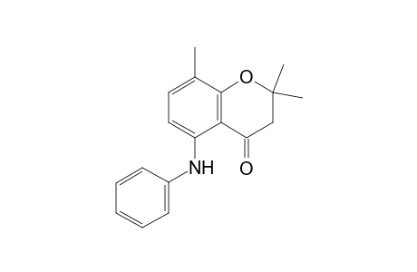 2,2,8-Trimethyl-5-(phenylamino)chroman-4-one