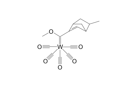 endo-(pentacarbonyl)(1-(6-methylbicyclo[2.2.1(2,5)]hept-3-en-yl)-1-methoxymethylene)tungsten complex