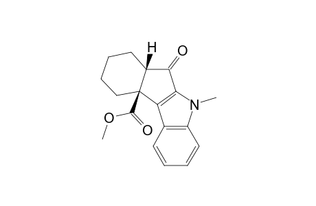 METHYL-CIS-6,6A,7,8,9,10,10A-HEXAHYDRO-6H-5-METHYL-6-OXOINDENO-[2,1-B]-INDOLE-10A-CARBOXYLATE