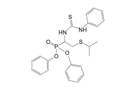 O,O-Diphenyl-2-isopropylthio-1-(N-phenylthioureido)ethanephosphonate