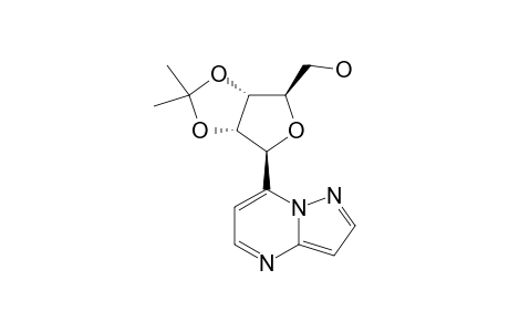 7-(2,3-O-ISOPROPYLIDENE-BETA-D-RIBOFURANOSYL)-PYRAZOLO-[1,5-A]-PYRIMIDINE