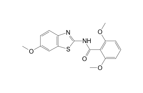 2,6-Dimethoxy-N-(6-methoxy-1,3-benzothiazol-2-yl)benzamide