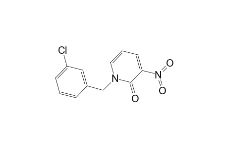 2(1H)-Pyridinone, 1-[(3-chlorophenyl)methyl]-3-nitro-