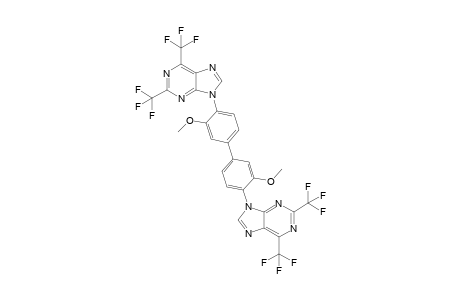 9-(4-(4-(2,6-Bis(trifluoromethyl)-9H-purin-9-yl)-3-methoxyphenyl)-2-methoxyphenyl)-2,6-bis(trifluoromethyl)-9H-purine