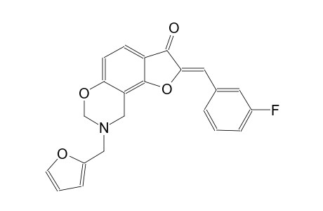 7H-furo[2,3-f][1,3]benzoxazin-3(2H)-one, 2-[(3-fluorophenyl)methylene]-8-(2-furanylmethyl)-8,9-dihydro-, (2Z)-