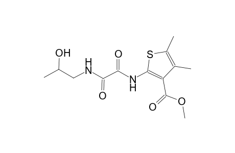 3-thiophenecarboxylic acid, 2-[[2-[[(2S)-2-hydroxypropyl]amino]-1,2-dioxoethyl]amino]-4,5-dimethyl-, methyl ester