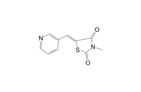 Thiazolidin-2,4-dione, 3-methyl-5-(3-pyridylmethylene)-
