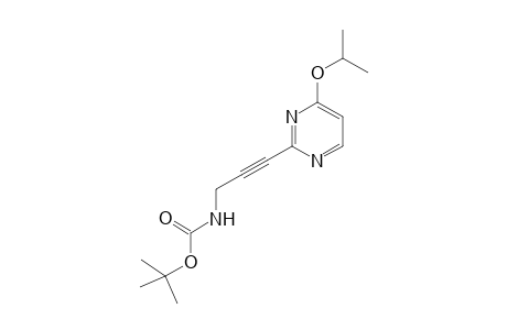 4-Isopropyloxy-2-[3-(N-tert-butoxycarbonylamido)propynyl]pyrimidine