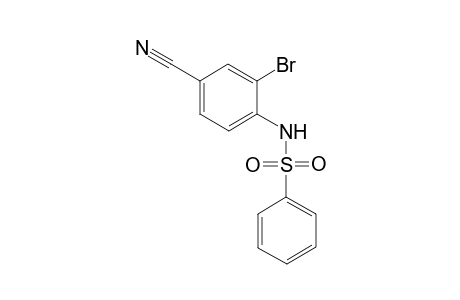 N-(2-Bromo-4-cyano-phenyl)-benzenesulfonamide