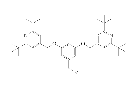 3,5-Bis(2,6-di-tert-butylpyridin-4-ylmethoxy)benzyl bromide