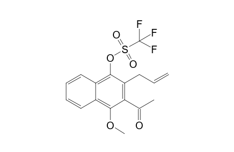 3-Acetyl-2-allyl-4-methoxy-1-[(trifluoromethanesulfonyl)oxy]-naphthalene