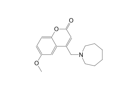 4-(hexahydro-1H-azepin-1-ylmethyl)-6-methoxy-2H-chromen-2-one