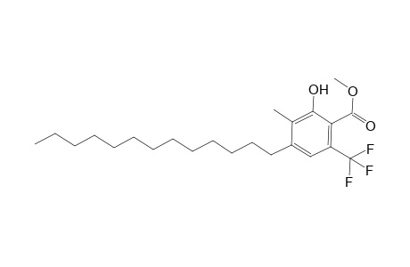 Methyl 2-Hydroxy-3-methyl-4-tridecyl-6-(trifluoromethyl)benzoate