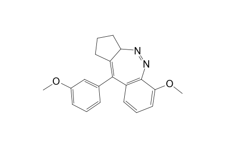 6-Methoxy-10-(3-methoxyphenyl)-1,2,3,3a-tetrahydrocyclopenta[c][1,2]benzodiazepine